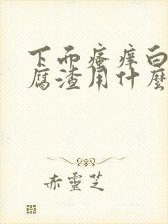 下面瘙痒白带豆腐渣用什么药