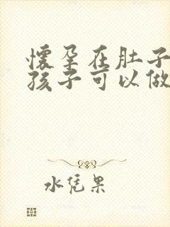 怀孕在肚子里的孩子可以做亲子鉴定吗