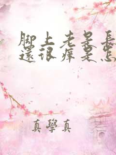 脚上老是长水泡还很痒是怎么回事