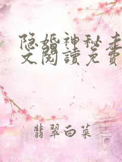 隐婚神秘老公全文阅读免费