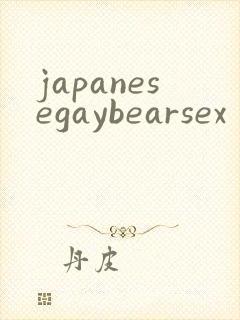 japanesegaybearsex