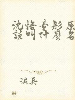 沈恪童彤原著小说叫什么名字