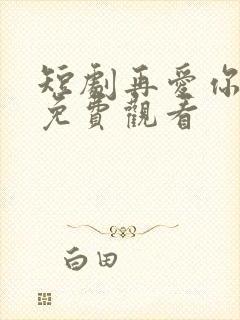 短剧再爱你一次免费观看