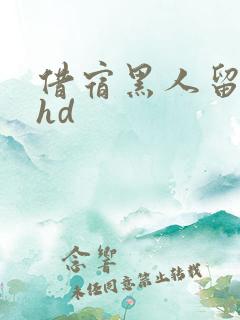 借宿黑人留学生hd