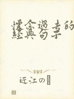 怀念过去的自己经典句子