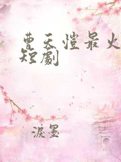 曹天恺最火十部短剧