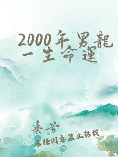 2000年男龙一生命运