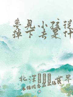 梦见小孩从高楼掉下去是什么预兆