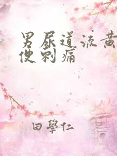 男尿道流黄脓小便刺痛