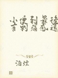 小便到最后尿痛有刺痛感还有血块吃什么药