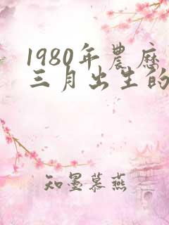 1980年农历三月出生的属猴男一生命运