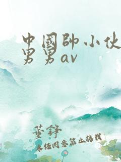 中国帅小伙同性男男av