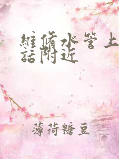 维修水管上门电话附近