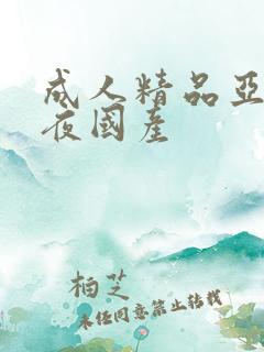 成人精品亚洲午夜国产