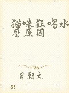 猫咪狂喝水是什么原因