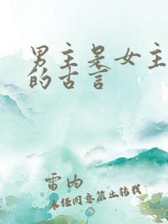 男主是女主继子的古言