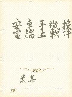 安卓手机投屏到电脑上软件