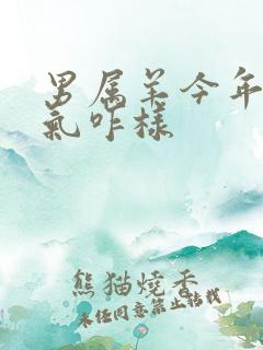 男属羊今年的运气咋样