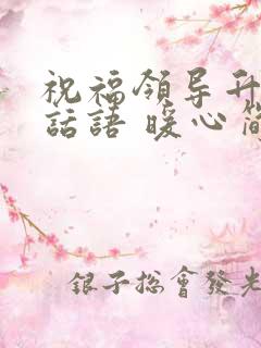 祝福领导升职的话语 暖心简短