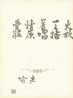 爱情着了火dj版原唱播放