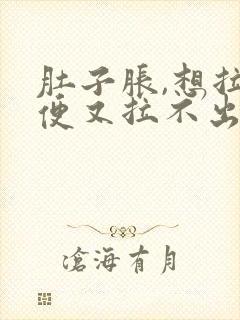 肚子胀,想拉大便又拉不出来是什么原因