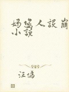 妈您人设崩了 小说