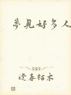 梦见好多人死了