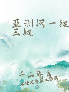亚洲网一级二级三级