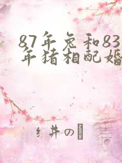 87年兔和83年猪相配婚姻如何