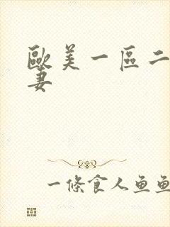 欧美一区二区人妻