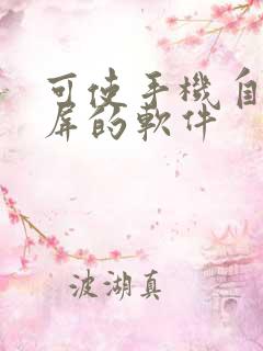 可使手机自身投屏的软件