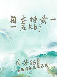 日本特黄一级片一区kbj