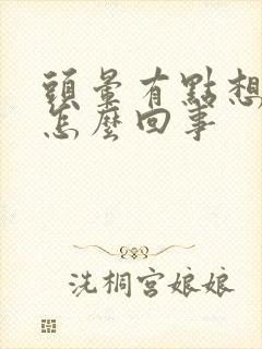 头晕有点想吐是怎么回事