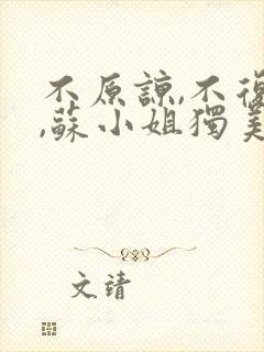 不原谅,不复合,苏小姐独美txt下载