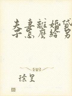 夫妻离婚贷款房子怎么给另一方