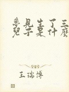 梦见生了三胞胎儿子是什么预兆