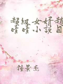 超级女婿赵旭李晴晴小说目录