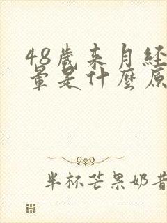 48岁来月经头晕是什么原因