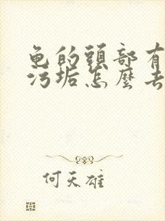 龟的头部有白色污垢怎么去除