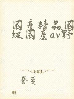 国产精品国产三级国产av野外