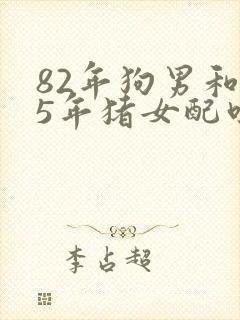 82年狗男和95年猪女配吗