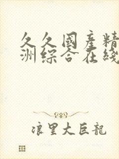 久久国产精品亚洲综合在线