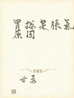 胃总是胀气什么原因