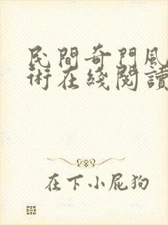 民间奇门风水秘术在线阅读全文免费