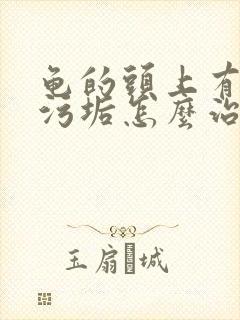 龟的头上有白色污垢怎么治疗