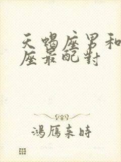 天蝎座男和什么座最配对