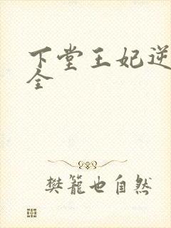 下堂王妃逆袭记全