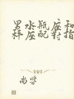 男水瓶座和女天秤座配对指数