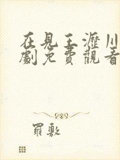 在见王沥川电视剧免费观看全集