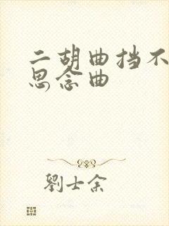 二胡曲挡不住的思念曲